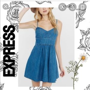 Express jean dress